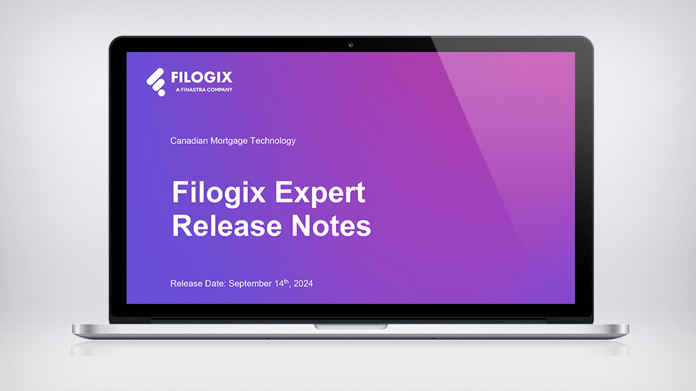 Filogix Expert Release Notes